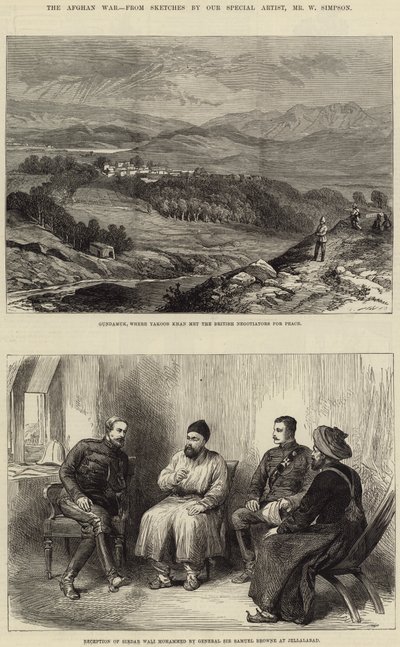 アフガン戦争 作： William Crimea Simpson