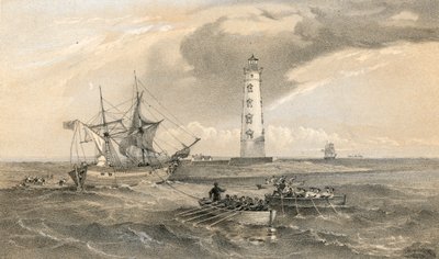 南を向いているChersonese岬の灯台 作： William Crimea Simpson