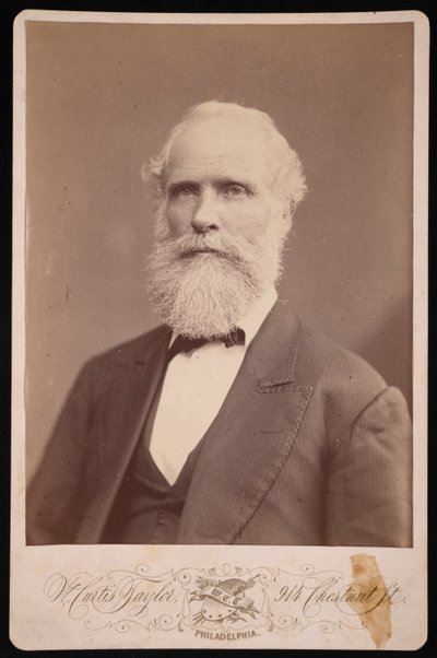 ガーランド・カー・ブロードヘッドの肖像 1827-1912年 1884年以前 作： William Curtis Taylor