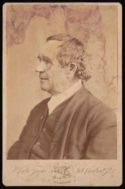 J.D.ラングの肖像、1877年以前。 作： William Curtis Taylor