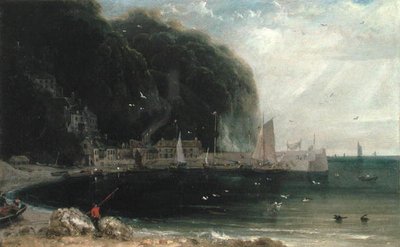 ブリストル海峡のクロベリー、1813年頃（油彩・キャンバス） 作： William Daniell