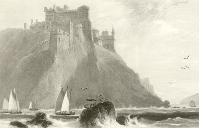 カリー城、エアシャー、スコットランド 作： William Daniell