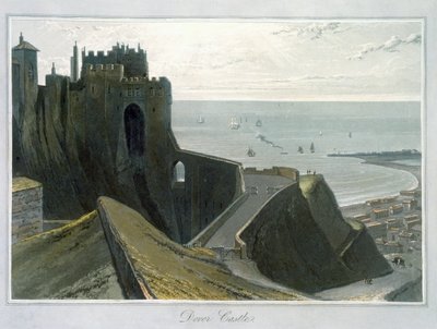 ドーバー城」、ケント州、1823年 作： William Daniell