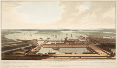 東インド船渠 作： William Daniell