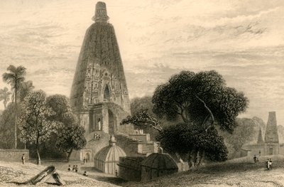 ボーデギアの大神殿、1835年。 作： William Daniell