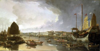 広東川（または珠江）の航行と多種多様な船に関する記述もある。 作： William Daniell