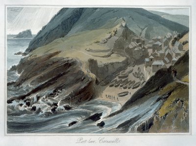 「ポート ルー、コーンウォール」、1814～1825 年 作： William Daniell