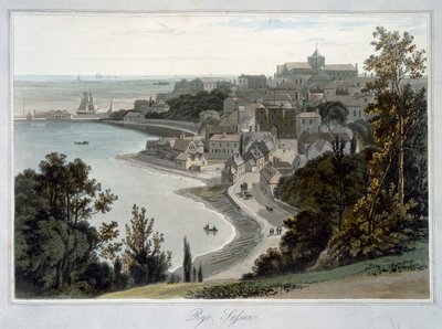 「ライ、サセックス」、1823 作： William Daniell