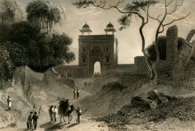 アグラ門、ショーターセライ、1835年。 作： William Daniell