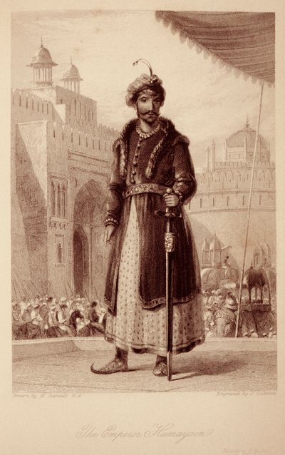 皇帝ウマユン 作： William Daniell