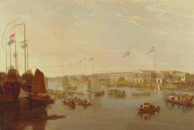 ヨーロッパの工場、カントン 作： William Daniell