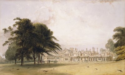 ザロイヤルロッジ、ウィンザーパーク、 作： William Daniell