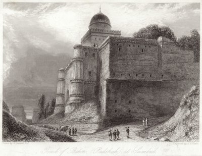 サンブルバブールのババーの墓 作： William Daniell