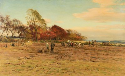 ジャガイモの採取 作： William Darling McKay