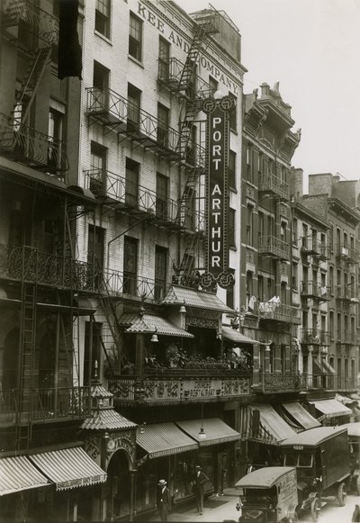 Port Arthur Restaurant、7 Mott Street、ニューヨーク市、1919年 作： William Davis Hassler