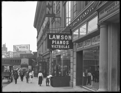 Lawson Pianos、372 E. 149th Street、ニューヨーク市、1916年8月2日のサイン 作： William Davis Hassler