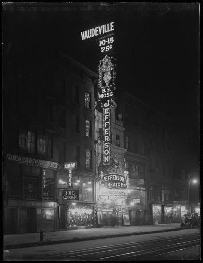 ジェファーソンシアター、ニューヨーク市、1917年1月6日 作： William Davis Hassler