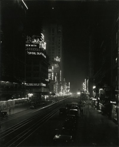 ウェスト42ndストリート、1917 作： William Davis Hassler