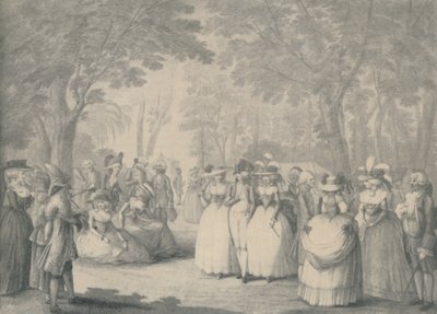 カールトンハウスガーデンズ、1760〜1820年、1920年 作： William Dickinson