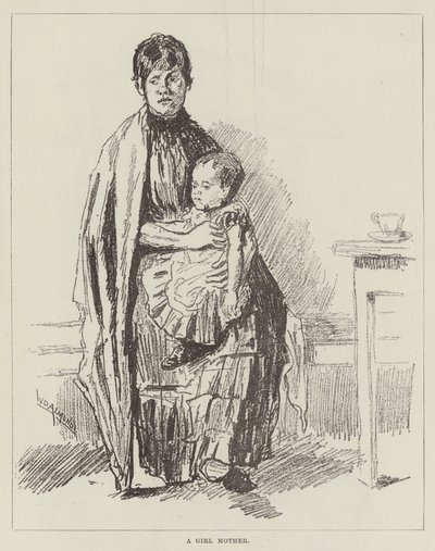 女の子の母 作： William Douglas Almond