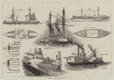 HMS Inflexible 作： William Edward Atkins