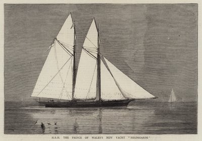 プリンスオブウェールズの新しいヨットヒルデガルドHRH 作： William Edward Atkins