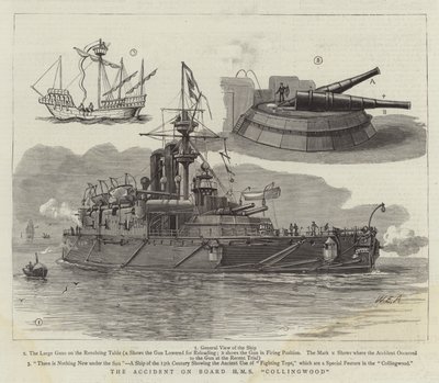 HMSコリングウッドでの事故 作： William Edward Atkins
