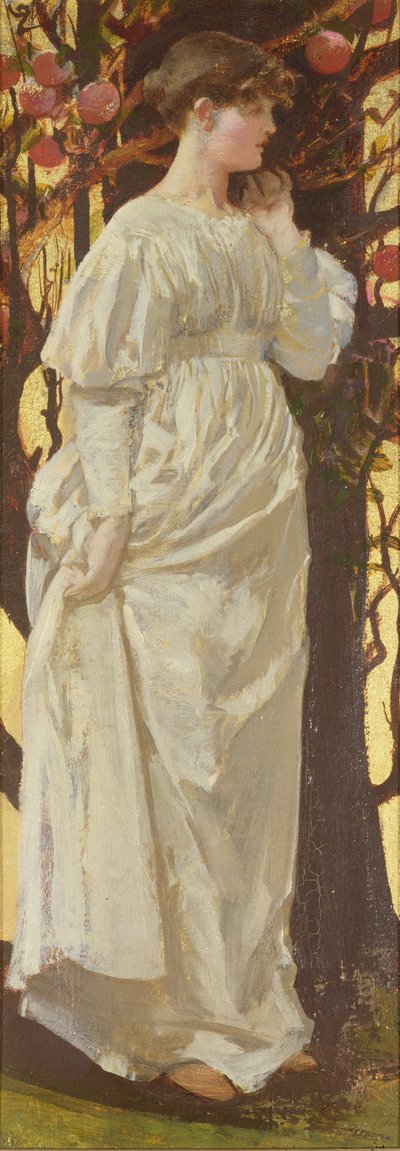 ヒアリング、1880年（油彩とキャンバス上の金の絵の具） 作： William Edward Frank Britten