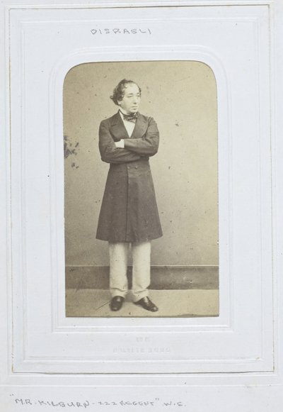 ベンジャミン・ディズレーリ、1860-69年。 作： William Edward Kilburn