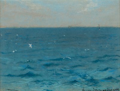 ノースブリーズ、1884 作： William Edward Stott