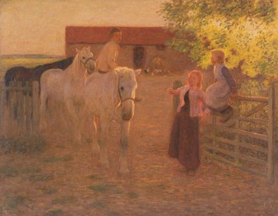旧門 1896年頃（キャンバスに油彩） 作： William Edward Stott