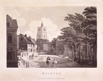 ハックニーブルック、ハックニー、ロンドン、1791年 作： William Ellis