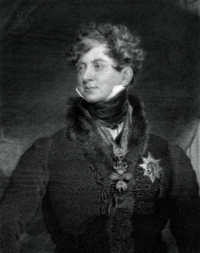 ジョージ4世（イギリス・ハノーバー連合国王）1829年 作： William Ensom