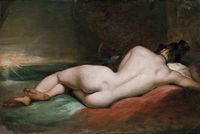 ヌードモデルリクライニング 作： William Etty