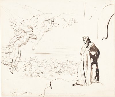 インフェルノの一場面 (canto IX) 作： William Etty