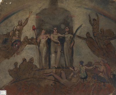フィギュア構成の研究 作： William Etty