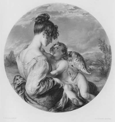ヴァーノン画廊の絵から「危険な遊び人」（エングレーヴィング 作： William Etty