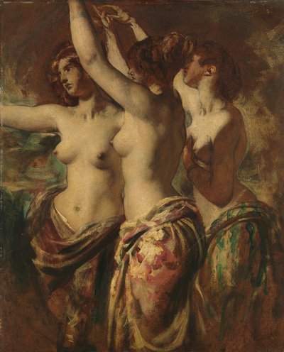 三美神。 作： William Etty