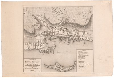 ファーデンによるニューポートの計画 作： William Faden