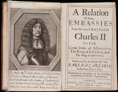チャールズハワード、最初のカーライル伯爵、1669年 作： William Faithorne