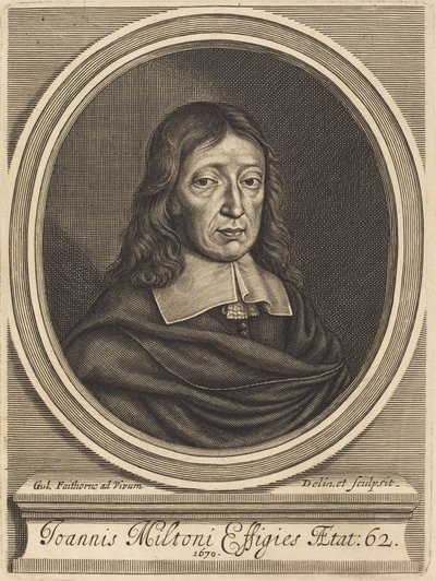 ジョン・ミルトン 作： William Faithorne