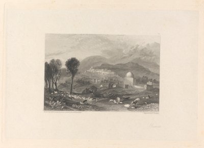 ラマとレイチェルの墓 作： William Finden