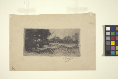 風景（エッチング） 作： William Forsyth