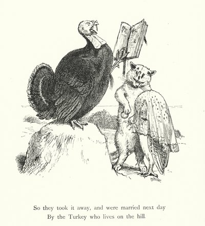 フクロウとプッシーキャット」（彫刻作品 作： William Foster