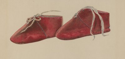 赤ちゃんの靴、1937年頃。 作： William Frank
