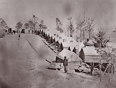 1864年、アポマトックス川のブロードウェイ・ランディング。 作： William Frank Browne