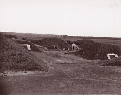 ダーリング砦、ジェームズ川、1865年。 作： William Frank Browne.