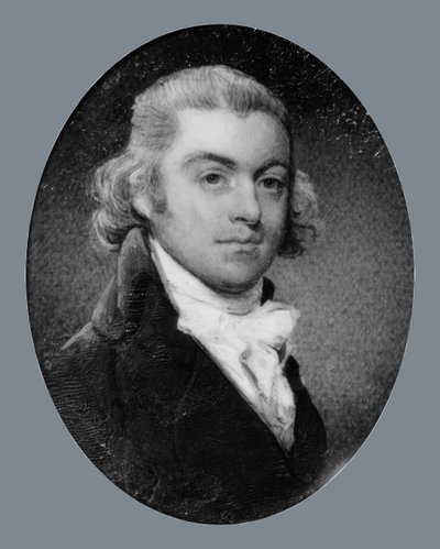ジェントルマンの肖像」1795年頃 作： William Franks