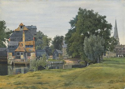 ホートンミル、ニアセントアイブス、ハンティンドンシャー、1889 作： William Fraser Garden