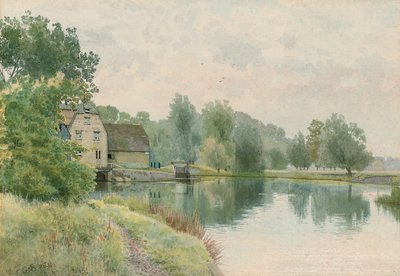 ウーズ川のホートンミル、1914年 作： William Fraser Garden